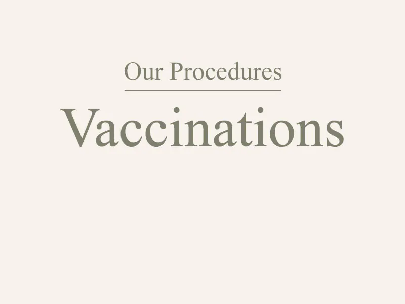 Vaccinations