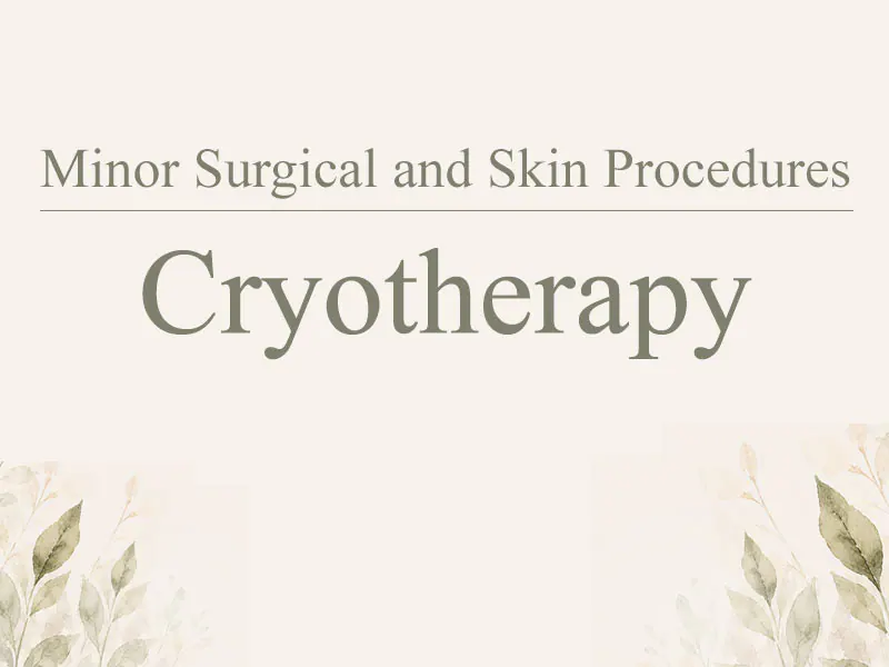 Cryotherapy